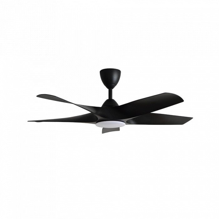 Alkova AXIS 5B/48 LED MATT BLACK Ceiling Fan 48" 5 Blades LED Matt Black | TBM Online