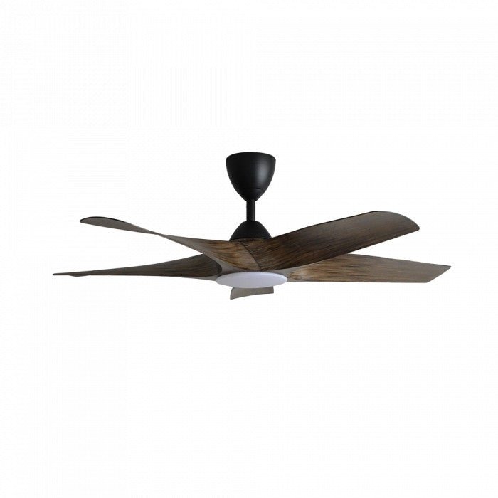 Alkova AXIS 5B/48 LED OAK MATT BLACK Ceiling Fan 48" 5 Blades LED Oak Matt Black | TBM Online