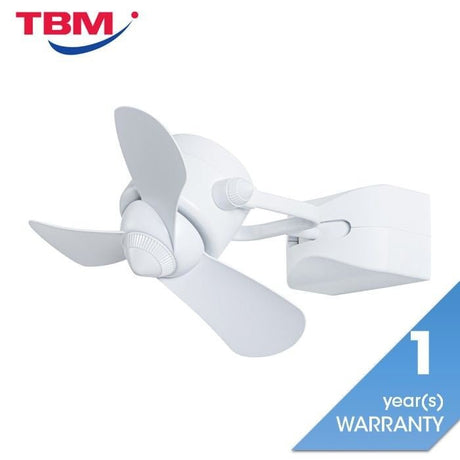 Alkova KONA W - 3B/16 MATT WHITE Ceiling Fan 16" 3 Blades Matt White | TBM Online