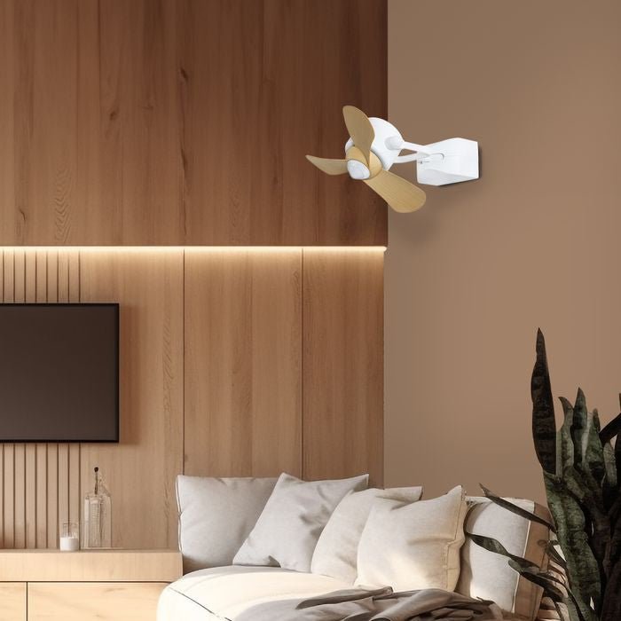 Alkova KONA W - 3B/16 ROSE GOLD/MW 16" Ceiling Fan 3 Blades Rose Gold Matt White | TBM Online