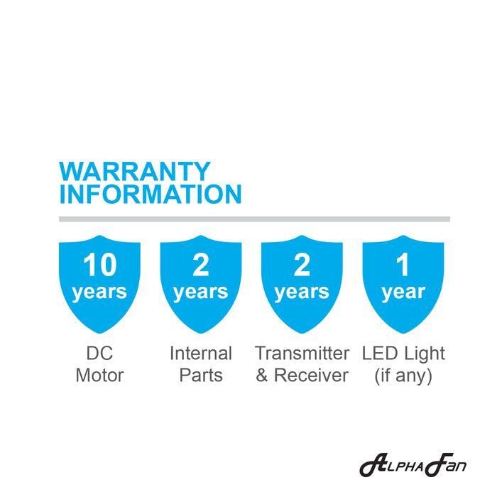 Alpha AX60 3B/56 MATT BLACK Ceiling Fan 56" 3 Blades With Remote Matt Black | TBM Online