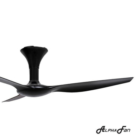Alpha AX70 3B/56 MATT BLACK Ceiling Fan 56" 3 Blades With Remote Matt Black | TBM Online