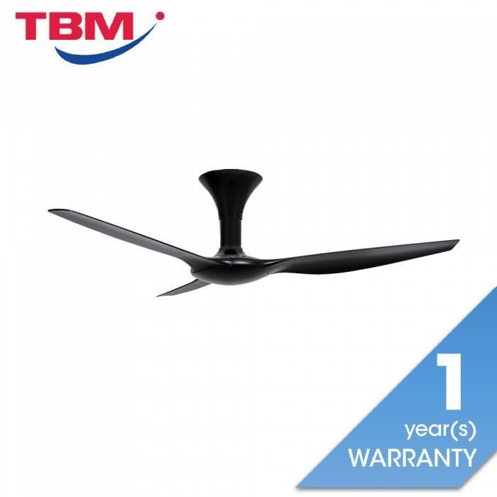 Alpha AX70 3B/56 MATT BLACK Ceiling Fan 56" 3 Blades With Remote Matt Black | TBM Online