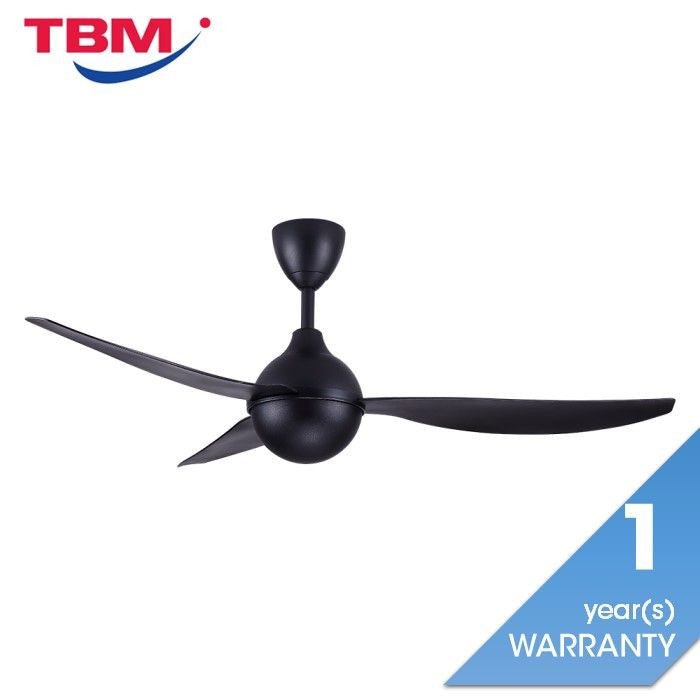 Alpha AX80 - 3B/56 MATT BLACK Ceiling Fan 56" 3 Blades Matt Black | TBM Online