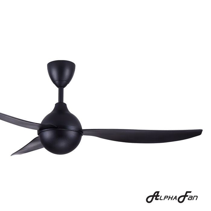 Alpha AX80 - 3B/56 MATT BLACK Ceiling Fan 56" 3 Blades Matt Black | TBM Online