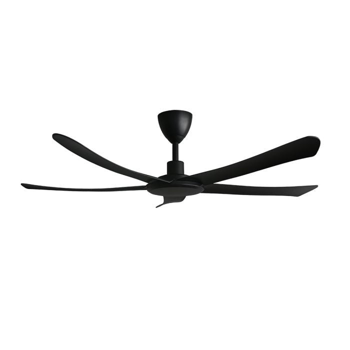 Alpha ALLY 5B/56 MATT BLACK Ceiling Fan 56" 5 Blades DC Motor Matt Black | TBM Online