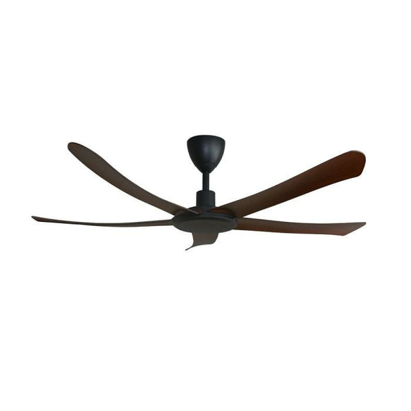 Alpha ALLY 5B/56 WALNUT Ceiling Fan 56" 5 Blades DC Motor Walnut | TBM Online