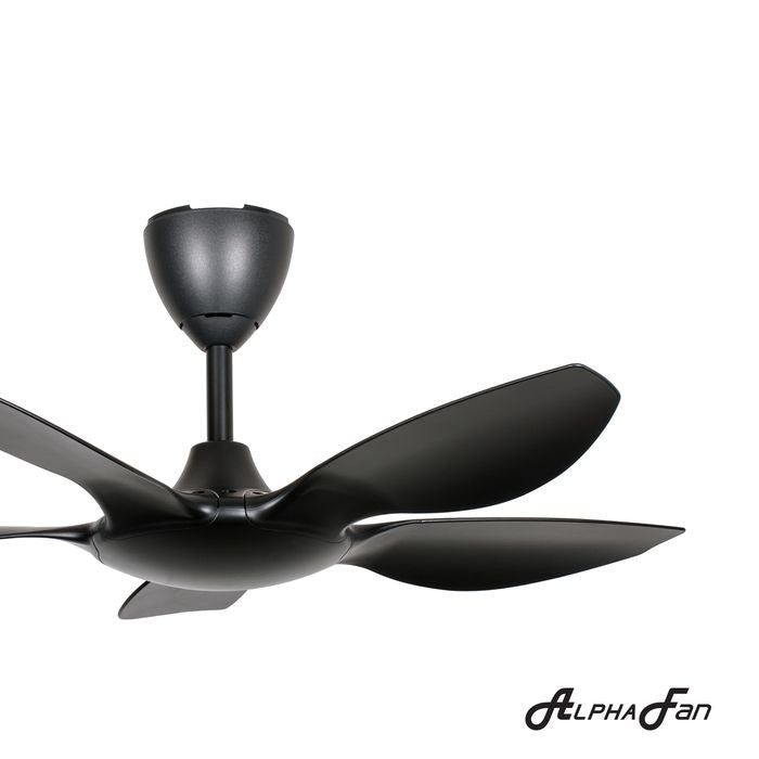 Alpha AX60 5B/40 MATT BLACK Ceiling Fan 40" 5 Blades With Remote Matt Black | TBM Online