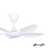 Alpha AX60 5B/40 MATT WHITE Ceiling Fan 40" 5 BladesS With Remote Matt White | TBM Online