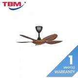 Alpha AX60 5B/40 WALNUT Ceiling Fan 40" 5 Blades With Remote Walnut | TBM Online