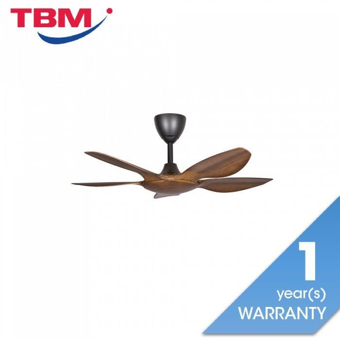 Alpha AX60 5B/40 WALNUT Ceiling Fan 40" 5 Blades With Remote Walnut | TBM Online