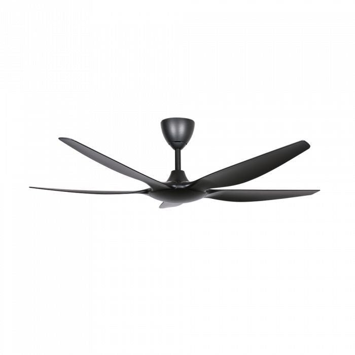 Alpha AX60 5B/56 MATT BLACK Ceiling Fan 56" 5 Blades With Remote Matt Black | TBM Online