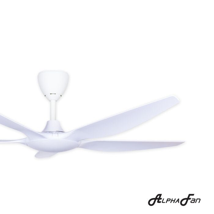 Alpha AX60 5B/56 MATT WHITE Ceiling Fan 56" 5 Blades With Remote Matt White | TBM Online