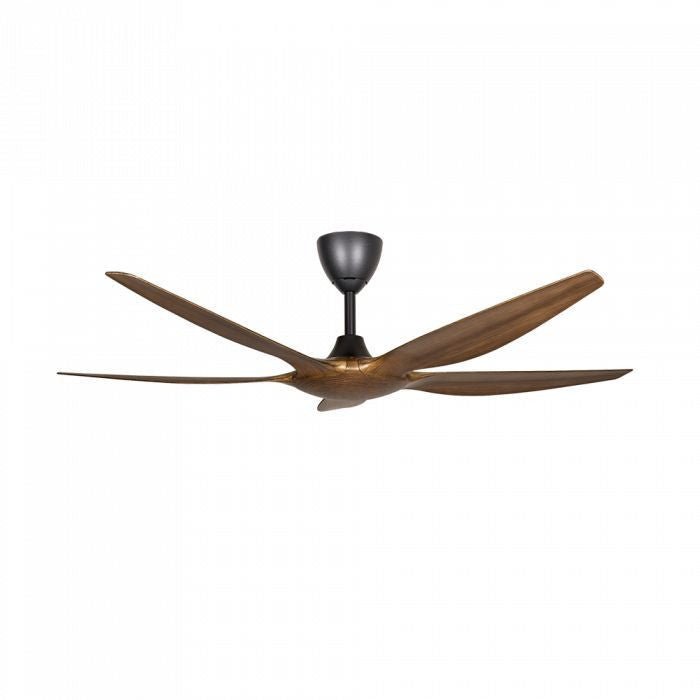 Alpha AX60 5B/56 WALNUT Ceiling Fan 56" 5 Blades With Remote Walnut | TBM Online