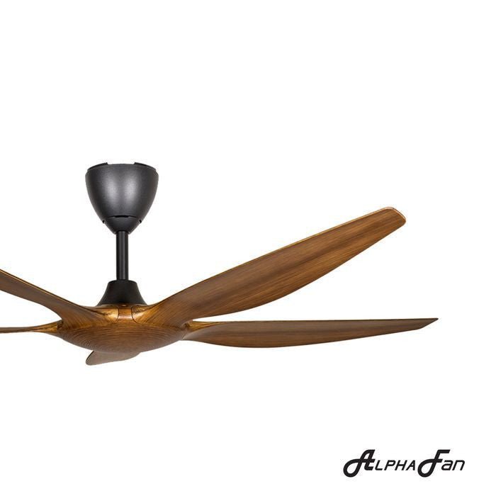 Alpha AX60 5B/56 WALNUT Ceiling Fan 56" 5 Blades With Remote Walnut | TBM Online