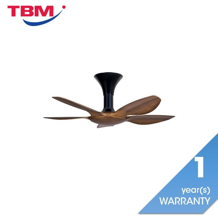 Alpha AX70 5B/40 WALNUT Ceiling Fan 40" 5 Blades With Remote Walnut | TBM Online