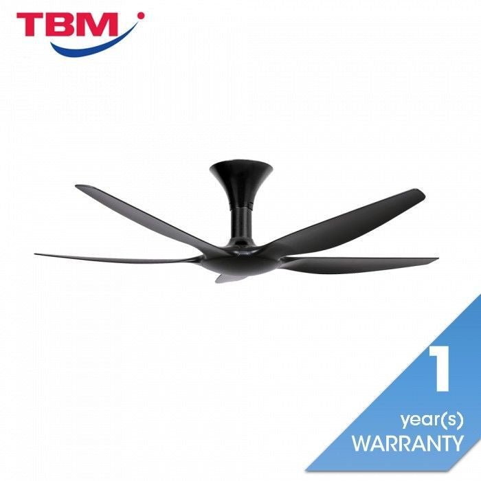Alpha AX70 5B/56 MATT BLACK Ceiling Fan 56" 5 Blades With Remote Matt Black | TBM Online