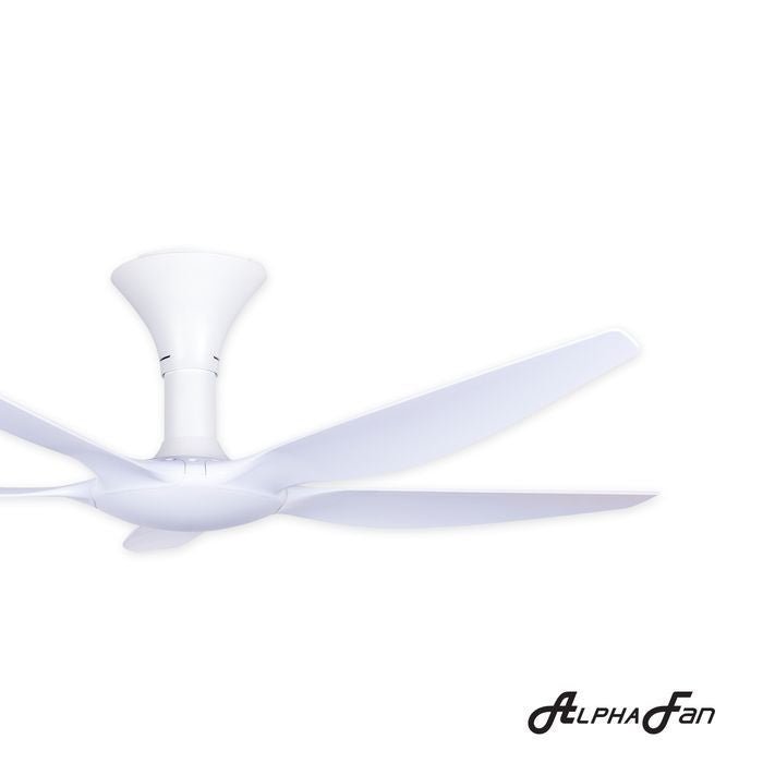 Alpha AX70 5B/56 MATT WHITE Ceiling Fan 56" 5 Blades With Remote Matt White | TBM Online