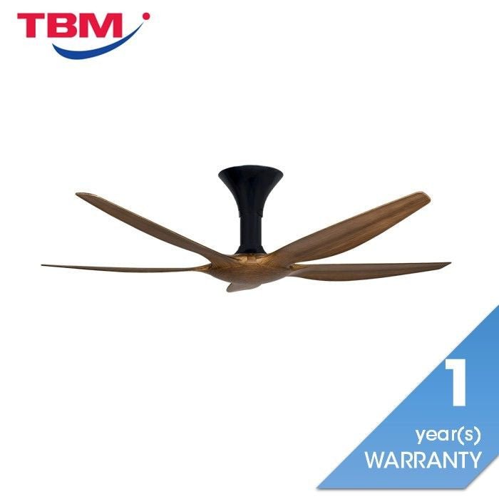 Alpha AX70 5B/56 WALNUT Ceiling Fan 56" 5 Blades With Remote Walnut | TBM Online