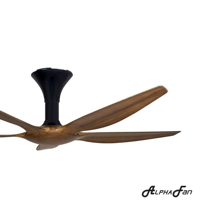 Alpha AX70 5B/56 WALNUT Ceiling Fan 56" 5 Blades With Remote Walnut | TBM Online