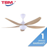 Alpha AX80 - 5B/56 MAPLE MATT WHITE Ceiling Fan 56" 5 Blades Maple Matt White | TBM Online