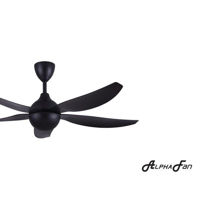 Alpha AX80 - 5B/56 MATT BLACK Ceiling Fan 56" 5 Blades Matt Black | TBM Online