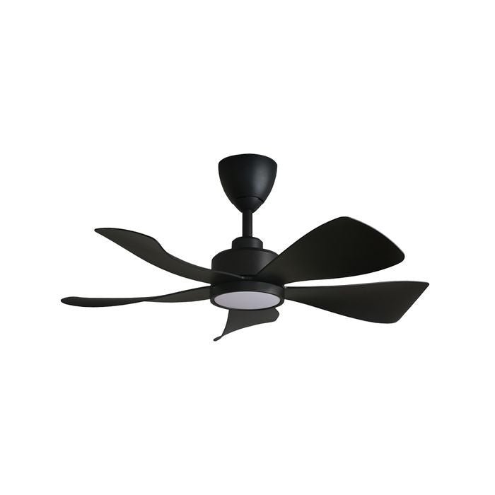 Alpha HANI 5B/36 LED MATT BLACK Ceiling Fan 36" 5 Blades LED Matt Black | TBM Online