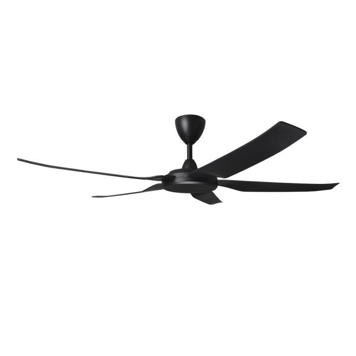 Alpha PRIMA 5B/56 MATT BLACK Ceiling Fan 5 Blades 56 Inch Motor DC Matt Black | TBM Online