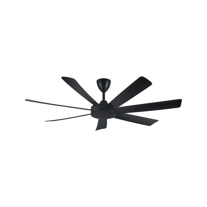 Alpha TORA - 7B/62 MATT BLACK Tora 62" Ceiling Fan DC Motor 7 Blades Matt Black | TBM Online