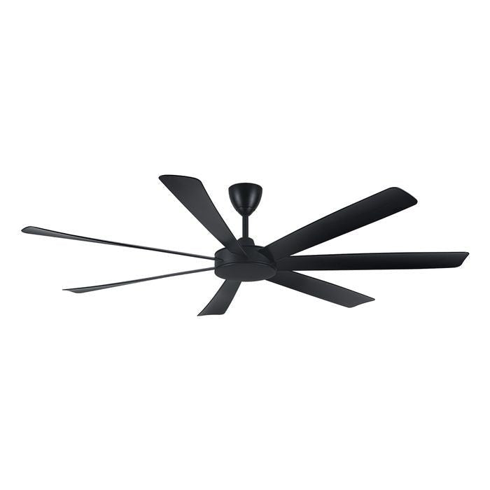 Alpha TORA - 7B/72 MATT BLACK Tora 72" Ceiling Fan DC Motor 7 Blades Matt Black | TBM Online