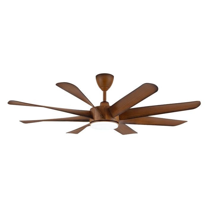 Alpha VISTA 8B/60 LED DARK KOA Ceiling Fan 8 Blades 60 Inch LED Dark Koa | TBM Online