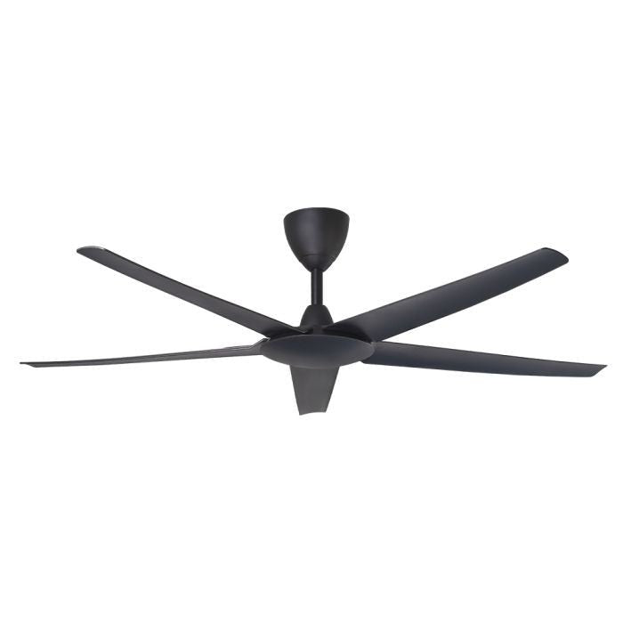 Alpha Cosa EX9 5B/56 MATT BLACK Ceiling Fan 56" 5 Blades DC Motor Matt Black | TBM Online