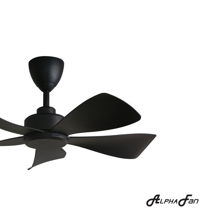 Alpha HANI - 5B 36" MATT BLACK Ceiling Fan 36" 5 Blades Matt Black | TBM Online