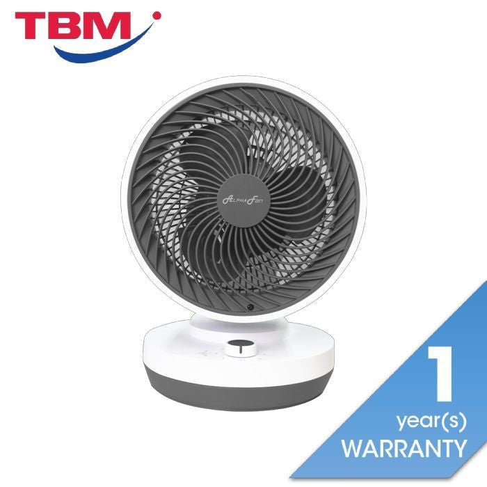 Alpha MOTTO DT B1/7 - AC WHITE Motto Desktop Fan 60 7" AC Motor White | TBM Online