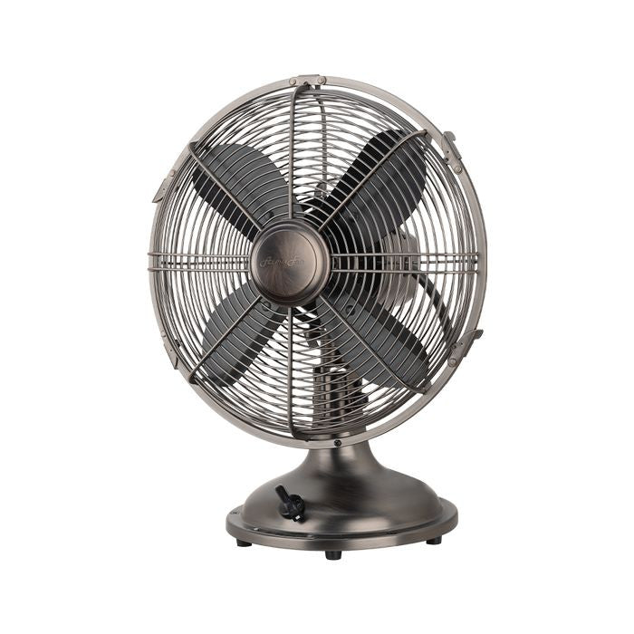 Alpha MOTTO TF H10 COPPER Motto Table Fan 10" AC Motor Antique Copper | TBM Online