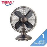 Alpha MOTTO TF H10 COPPER Motto Table Fan 10" AC Motor Antique Copper | TBM Online