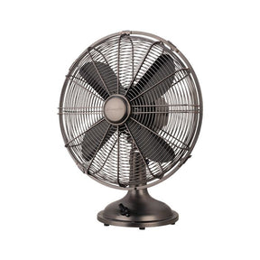 Alpha MOTTO TF H12 COPPER Motto Table Fan 12" AC Motor Antique Copper | TBM Online
