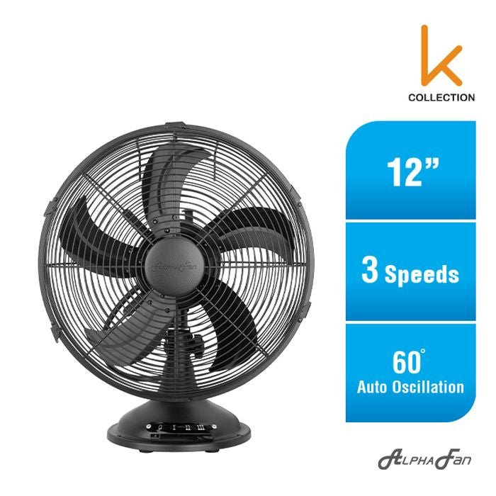 Alpha MOTTO TF K12 ORB Motto Table Fan 12" AC Motor ORB | TBM Online