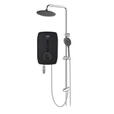 Alpha EZY - E RAINSHOWER MATT BLACK Rainshower Non Pump 3.6kW Matt Black | TBM Online