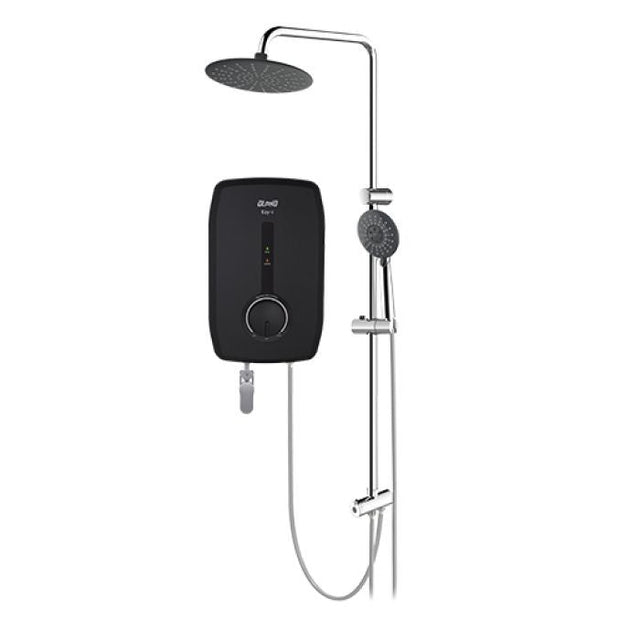 Alpha EZY - E RAINSHOWER MATT BLACK Rainshower Non Pump 3.6kW Matt Black | TBM Online