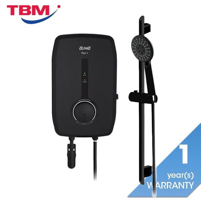 Alpha EZY - I ALL BLACK Home Shower DC Pump All Black | TBM Online