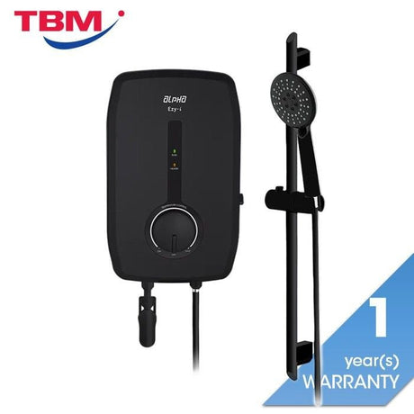 Alpha EZY - I ALL BLACK Home Shower DC Pump All Black | TBM Online