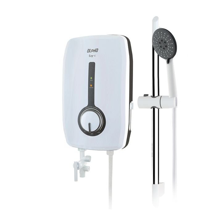 Alpha EZY - I IVORY WHITE Home Shower Double Relay Elsd Auto Test Dc Pump White | TBM Online
