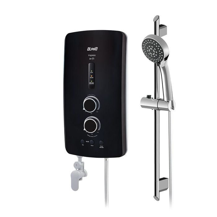 Alpha IM - 9E MATT BLACK Home Shower Matt Black | TBM Online