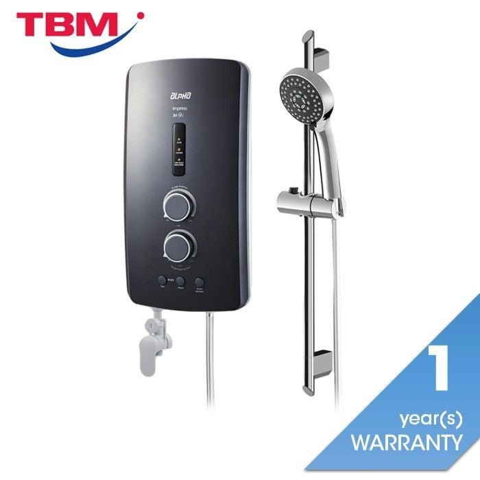 Alpha IM - 9E METAL BLACK (M - G11) Home Shower Metal Black | TBM Online