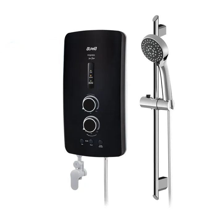 Alpha IM - 9EP MATT BLACK Home Shower AC Pump Matt Black | TBM Online