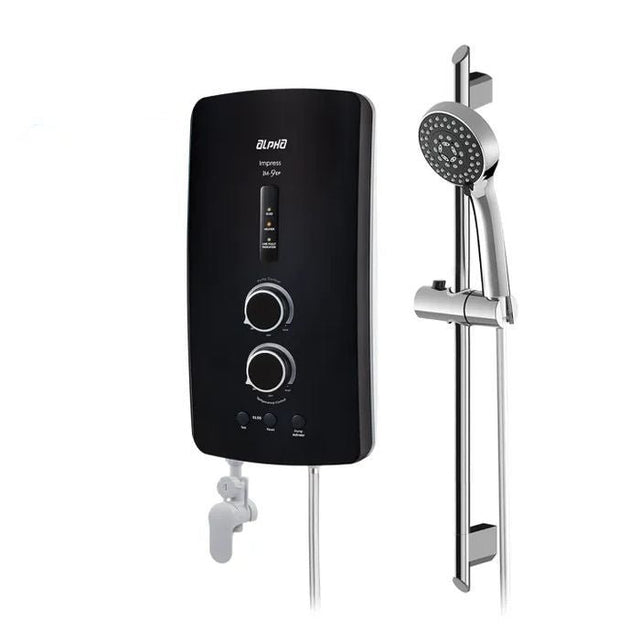 Alpha IM - 9EP MATT BLACK Home Shower AC Pump Matt Black | TBM Online