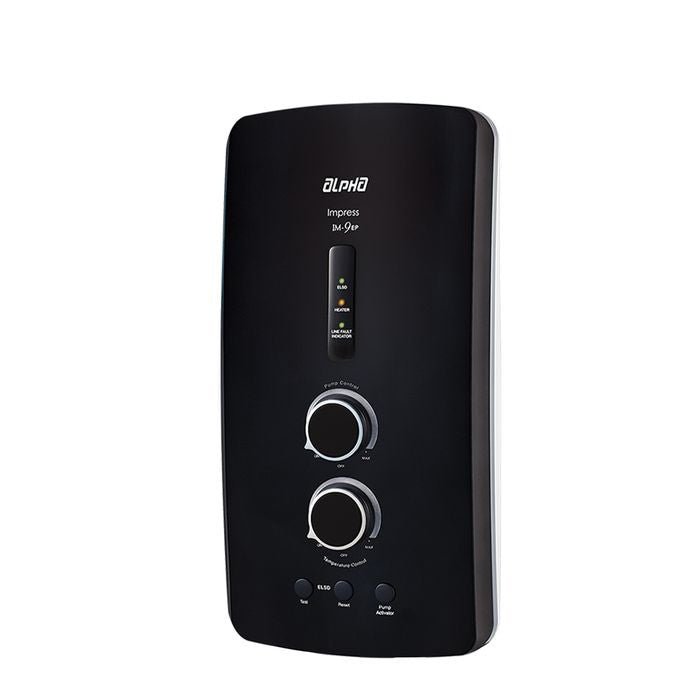 Alpha IM - 9EP MATT BLACK Home Shower AC Pump Matt Black | TBM Online