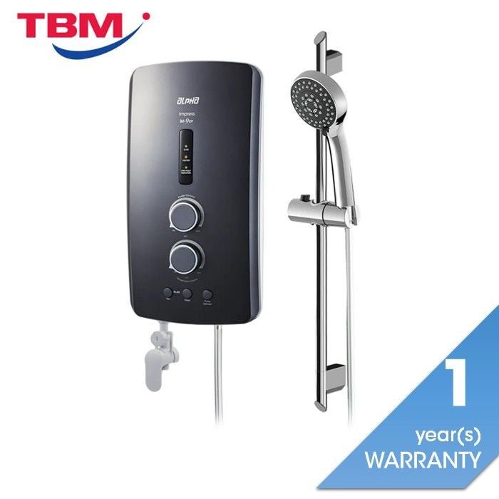 Alpha IM - 9EP METAL BLACK (M - G11) Home Shower AC Pump Metal Black | TBM Online