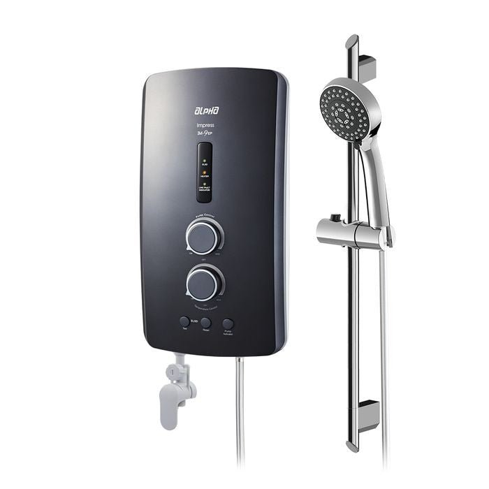 Alpha IM - 9EP METAL BLACK (M - G11) Home Shower AC Pump Metal Black | TBM Online